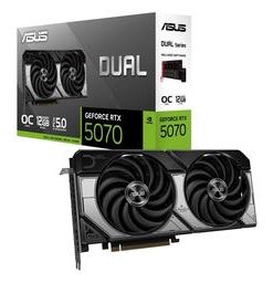 Asus DUAL OC GeForce RTX 5070 12 GB Video Card